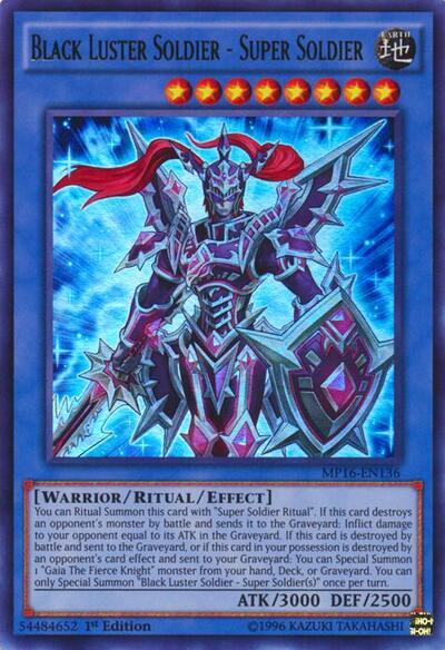 Black Luster Soldier - Super Soldier (MP16-EN136) [2016 Mega-Tins Mega Pack]