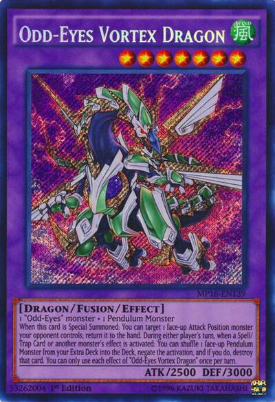 Odd-Eyes Vortex Dragon (MP16-EN139) [2016 Mega-Tins Mega Pack]