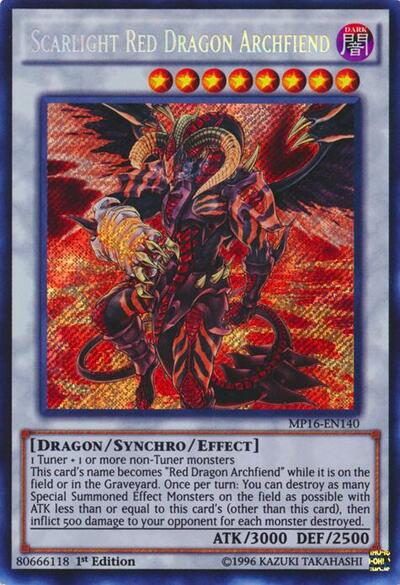 Scarlight Red Dragon Archfiend (MP16-EN140) [2016 Mega-Tins Mega Pack]