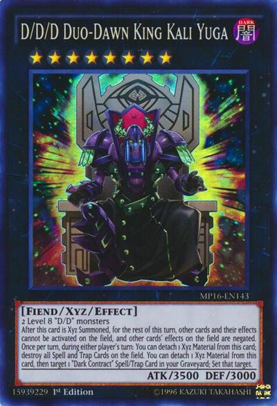 D/D/D Duo-Dawn King Kali Yuga (MP16-EN143) [2016 Mega-Tins Mega Pack]