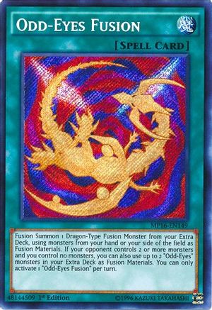 Odd-Eyes Fusion (MP16-EN149) - 2016 Mega-Tins Mega Pack 1st Edition