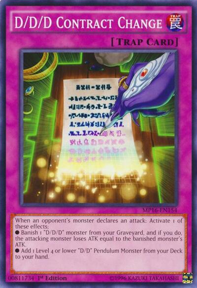D/D/D Contract Change (MP16-EN154) [2016 Mega-Tins Mega Pack]