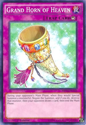 Grand Horn of Heaven (MP16-EN160) - 2016 Mega-Tins Mega Pack Unlimited