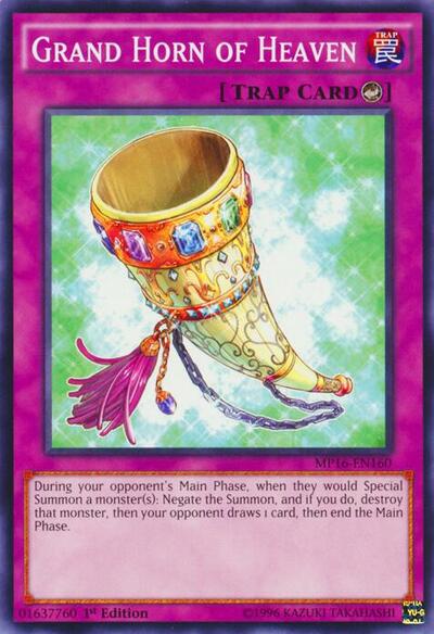 Grand Horn of Heaven (MP16-EN160) [2016 Mega-Tins Mega Pack]