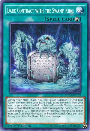 Dark Contract with the Swamp King (MP16-EN169) - 2016 Mega-Tins Mega Pack Unlimited