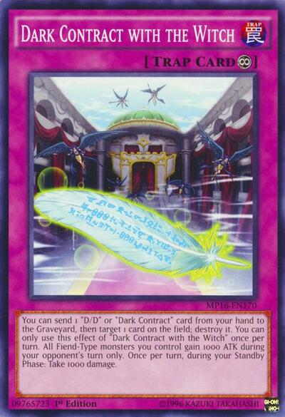 Dark Contract with the Witch (MP16-EN170) [2016 Mega-Tins Mega Pack]