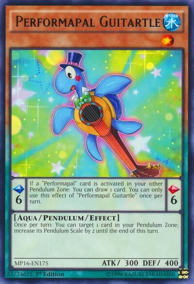 Performapal Guitartle (MP16-EN175) [2016 Mega-Tins Mega Pack]
