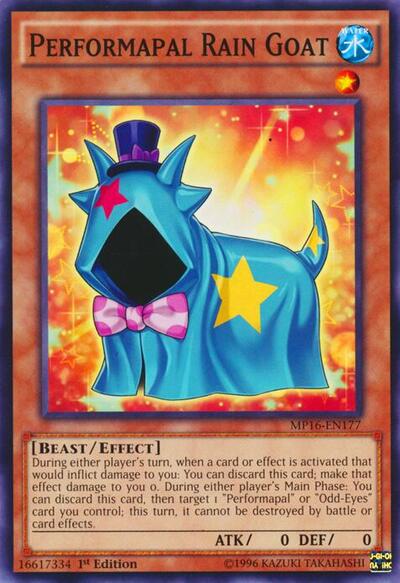 Performapal Rain Goat (MP16-EN177) [2016 Mega-Tins Mega Pack]