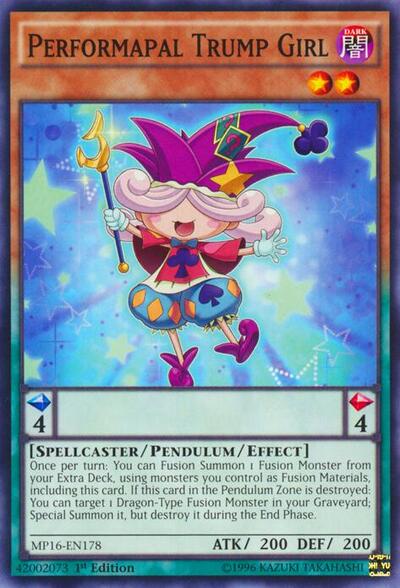 Performapal Trump Girl (MP16-EN178) [2016 Mega-Tins Mega Pack]