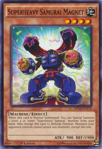 Superheavy Samurai Magnet (MP16-EN179) [2016 Mega-Tins Mega Pack]