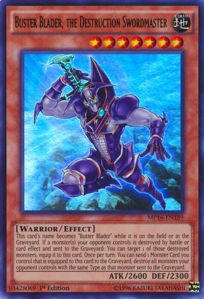 Buster Blader, the Destruction Swordmaster (MP16-EN189) [2016 Mega-Tins Mega Pack]
