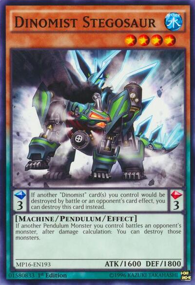 Dinomist Stegosaur (MP16-EN193) [2016 Mega-Tins Mega Pack]