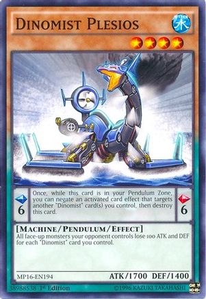 Dinomist Plesios (MP16-EN194) - 2016 Mega-Tins Mega Pack 1st Edition
