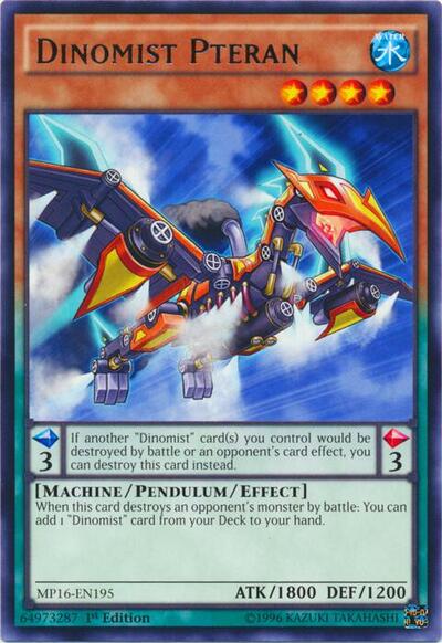 Dinomist Pteran (MP16-EN195) [2016 Mega-Tins Mega Pack]