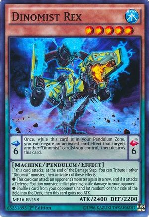 Dinomist Rex (MP16-EN198) - 2016 Mega-Tins Mega Pack 1st Edition