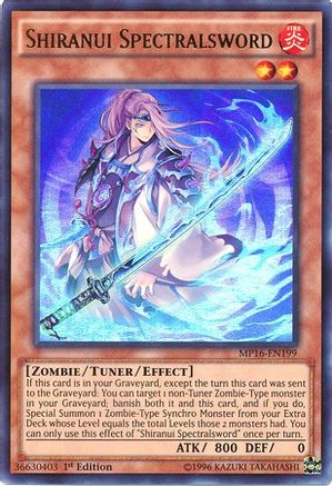 Shiranui Spectralsword (MP16-EN199) - 2016 Mega-Tins Mega Pack Unlimited
