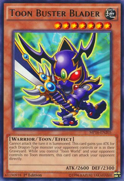 Toon Buster Blader (MP16-EN205) [2016 Mega-Tins Mega Pack]
