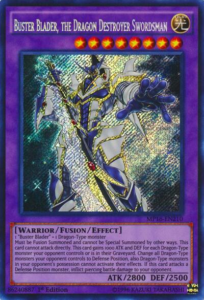 Buster Blader, the Dragon Destroyer Swordsman (MP16-EN210) [2016 Mega-Tins Mega Pack]