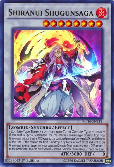 Shiranui Shogunsaga (MP16-EN212) [2016 Mega-Tins Mega Pack]