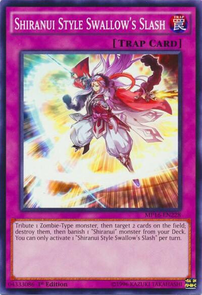 Shiranui Style Swallow's Slash (MP16-EN228) [2016 Mega-Tins Mega Pack]