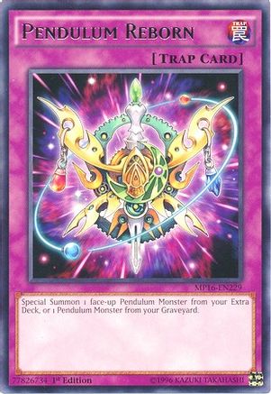 Pendulum Reborn (MP16-EN229) - 2016 Mega-Tins Mega Pack 1st Edition