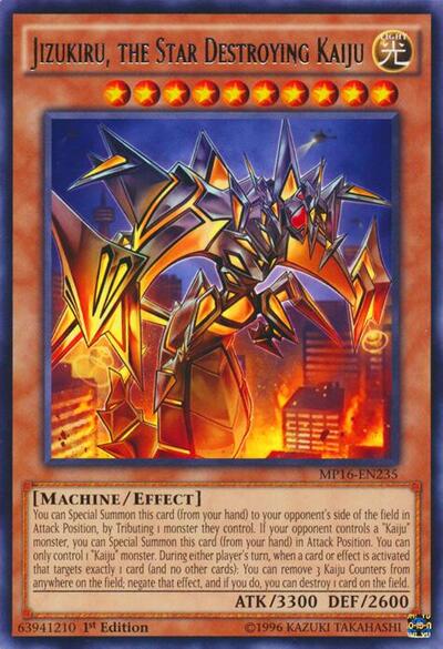 Jizukiru, the Star Destroying Kaiju (MP16-EN235) [2016 Mega-Tins Mega Pack]