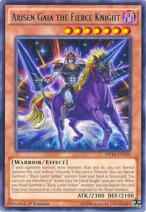 Arisen Gaia the Fierce Knight (MP16-EN238) - 2016 Mega-Tins Mega Pack Unlimited
