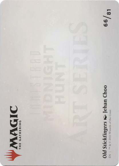 Old Stickfingers // Old Stickfingers (AMID-066) - Midnight Hunt Art Series (Borderless) Foil