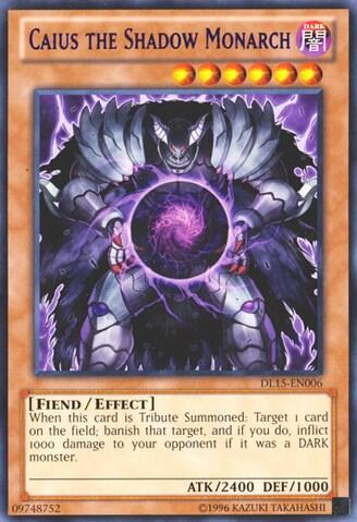 Caius the Shadow Monarch (Purple) (DL15-EN006) [Duelist League Promo]