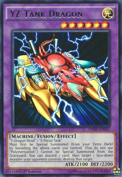 YZ-Tank Dragon (DPRP-EN027) [Duelist Pack: Rivals of the Pharaoh]