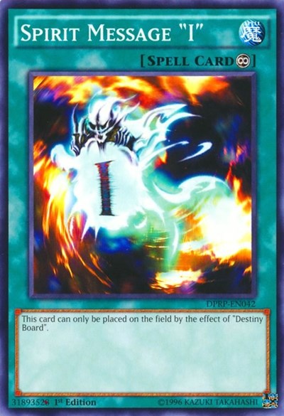 Spirit Message "I" (DPRP-EN042) [Duelist Pack: Rivals of the Pharaoh]