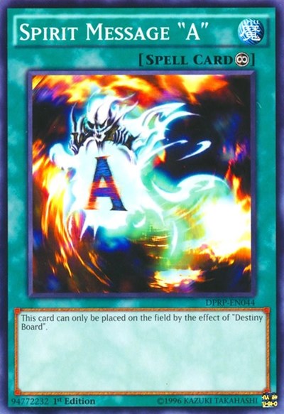 Spirit Message "A" (DPRP-EN044) [Duelist Pack: Rivals of the Pharaoh]
