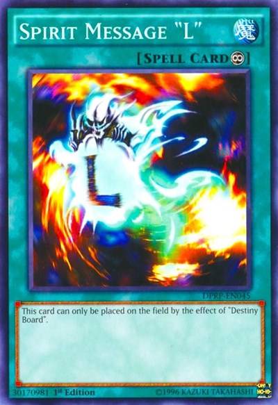 Spirit Message "L" (DPRP-EN045) [Duelist Pack: Rivals of the Pharaoh]