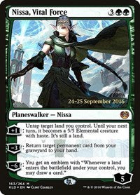 Nissa, Vital Force (163) [Prerelease Cards]