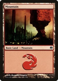 Mountain (75) (75) [Duel Decks: Heroes vs. Monsters]