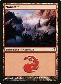 Mountain (77) (77) [Duel Decks: Heroes vs. Monsters]
