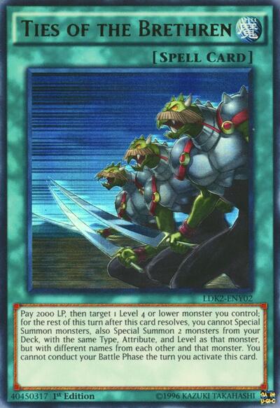 Ties of the Brethren (LDK2-ENY02) [Legendary Decks II]