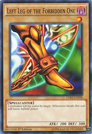 Left Leg of the Forbidden One (LDK2-ENY08) [Legendary Decks II]