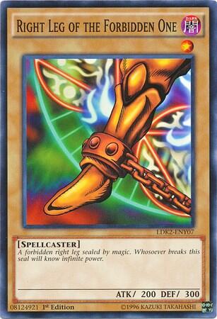 Right Leg of the Forbidden One (LDK2-ENY07) [Legendary Decks II]