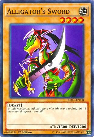 Alligator's Sword (LDK2-ENJ08) [Legendary Decks II]
