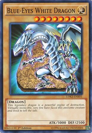 Blue-Eyes White Dragon (Version 4) (LDK2-ENK01) [Legendary Decks II]