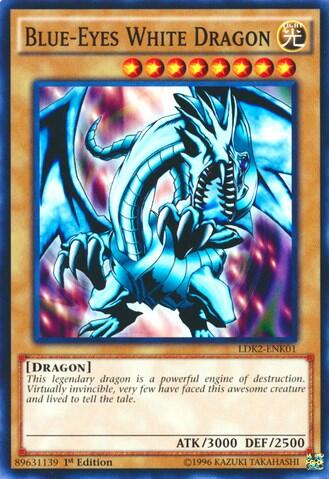 Blue-Eyes White Dragon (Version 1) (LDK2-ENK01) [Legendary Decks II]