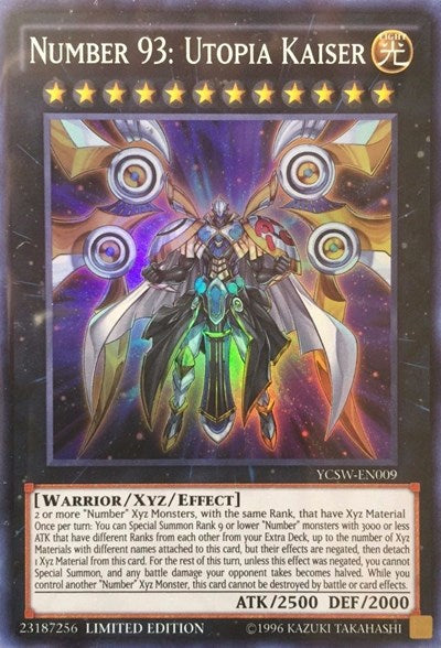 Number 93: Utopia Kaiser (YCSW-EN009) [Yu-Gi-Oh! Championship Series Prize Cards]
