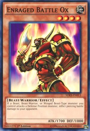 Enraged Battle Ox (SDKS-EN013) [Structure Deck: Seto Kaiba]