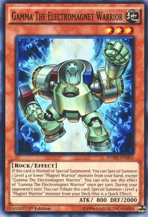 Gamma The Electromagnet Warrior (SDMY-EN003) [Structure Deck: Yugi Muto]