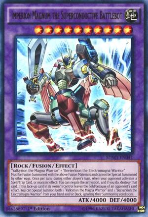 Imperion Magnum the Superconductive Battlebot (SDMY-EN041) [Structure Deck: Yugi Muto]