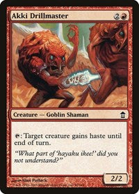 Akki Drillmaster (92) [Saviors of Kamigawa]