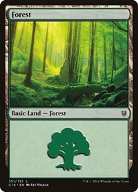 Forest (351) (351) [Commander 2016]