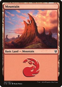 Mountain (347) (347) [Commander 2016]