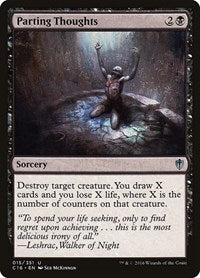 Parting Thoughts (15) [Commander 2016]